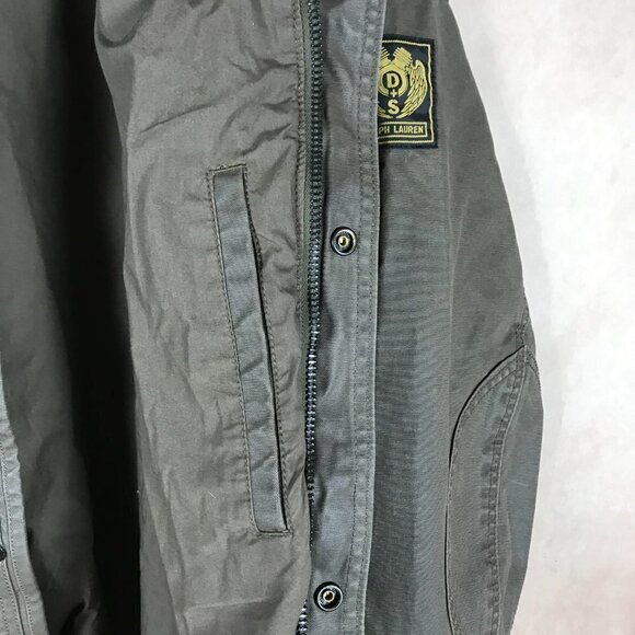 Rare DENIM & SUPPLY Ralph Lauren Field Motorcycle Jacket Khaki Green NEW XL - Picture 8 of 15
